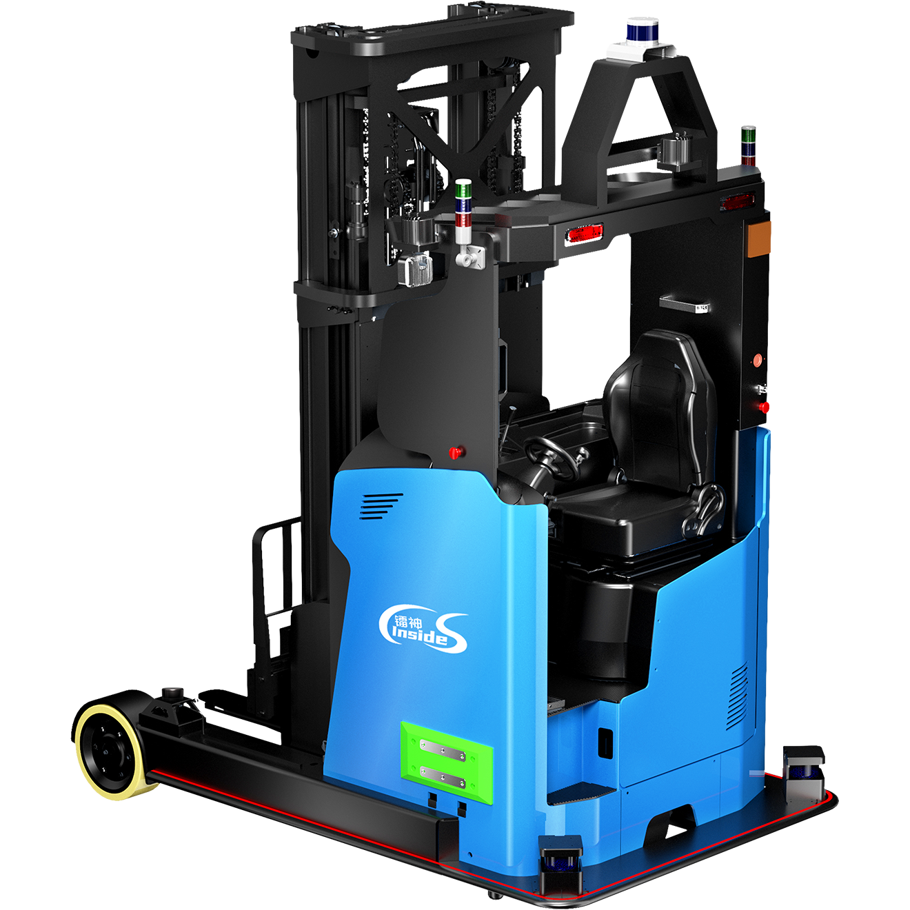 座駕式前移無(wú)人叉車