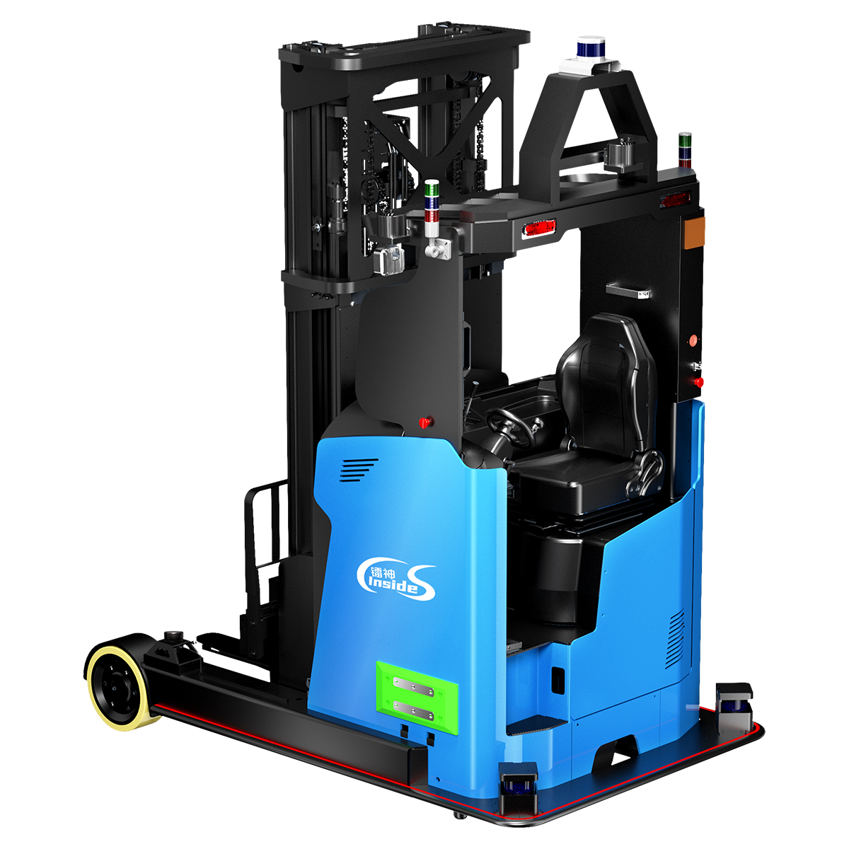 座駕式前移無(wú)人叉車(chē)